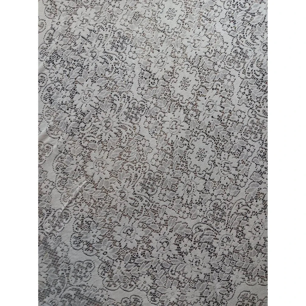 Vintage Oval Lace Tablecloth 63 X 86 Granny core, cottage core #3